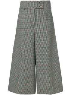 Holland & Holland high-waisted checked culottes