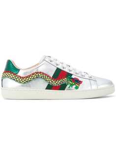 Gucci кроссовки Ace с вышивкой
