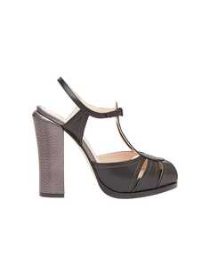 Fendi T-bar platform sandals