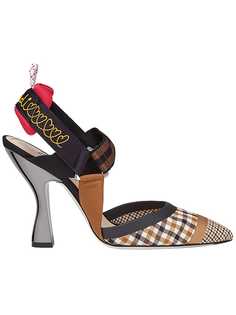 Fendi туфли-лодочки Colibri с открытой пяткой