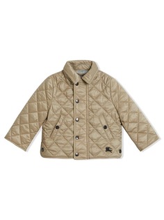 Burberry Kids стеганая в ромб ветровка