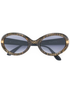 Christian Dior Vintage солнцезащитные очки в овальной оправе