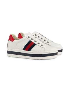 Gucci Kids кроссовки на платформе