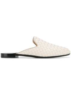 Bottega Veneta мюли с плетеным дизайном Intercciato