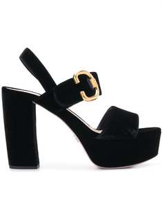 Prada chunky heel sandals