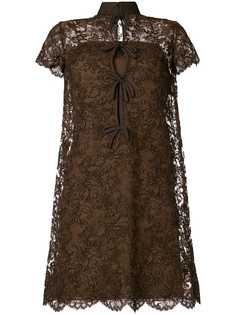 William Vintage кружевное платье с короткими рукавами