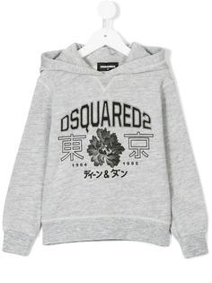 Dsquared2 Kids толстовка с капюшоном и принтом логотипа