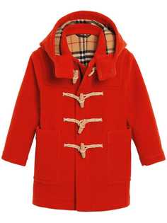 Burberry Kids Double-faced Wool Duffle Coat