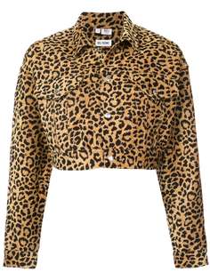 Re/Done укороченная леопардовая куртка