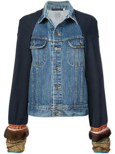 Harvey Faircloth джинсовая куртка с панельным дизайном