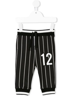 Dolce & Gabbana Kids спортивные брюки в полоску
