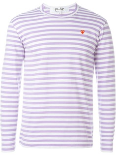 Comme Des Garçons Play толстовка в полоску