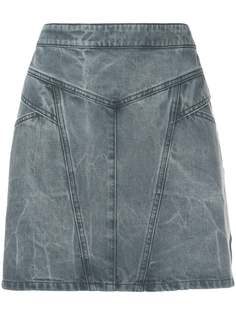 Givenchy панельная джинсовая юбка мини