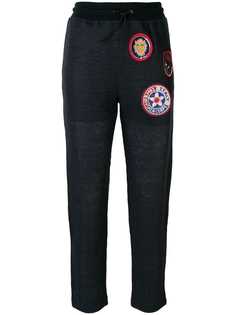 Mr & Mrs Italy patched slim trousers