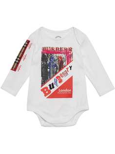 Burberry Kids костюм с принтом