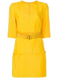 Talbot Runhof длинная блузка с поясом