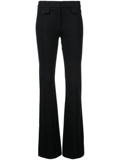 Derek Lam 10 Crosby Flare Trouser with Seam & Pocket Flap Detail