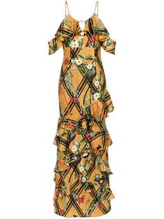 Patbo платье с открытыми плечами и цветочным принтом