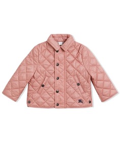 Burberry Kids стеганая в ромб ветровка