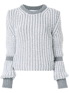 Thom Browne пуловер крупной вязки