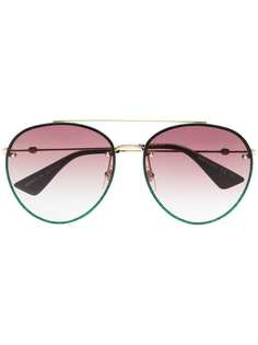 Gucci Eyewear солнцезащитные очки-авиаторы с блестками