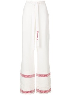 JW Anderson широкие брюки в стилистике кухонного полотенца