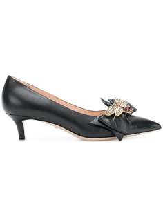 Gucci туфли-лодочки с декорированным бантом