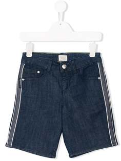 Emporio Armani Kids джинсовые шорты с полосками по бокам