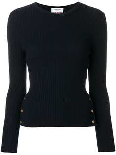 Thom Browne пуловер в рубчик с полосками