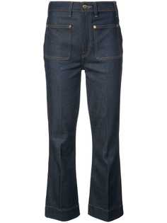 Khaite укороченные джинсы Raquel