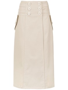 Framed Explorer midi skirt