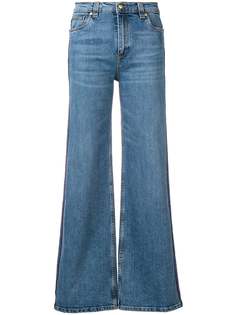Etro джинсы с жаккардовыми полосками по бокам
