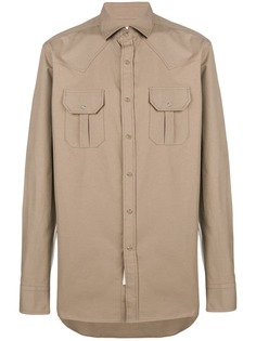 Bagutta рубашка свободного кроя с нагрудными карманами