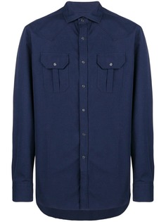 Bagutta рубашка в стиле "casual" с нагрудными карманами