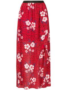 Zadig&Voltaire расклешенная юбка с цветочным принтом