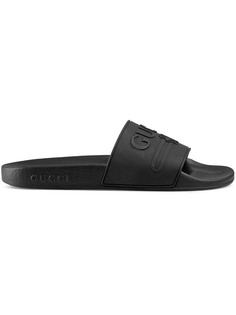 Gucci шлепанцы с логотипом