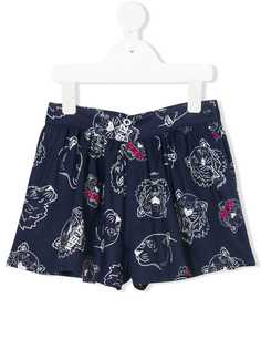 Kenzo Kids шорты с принтом логотипа