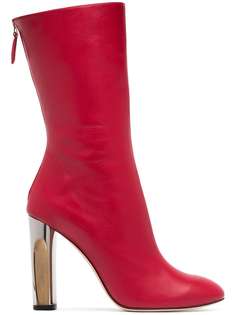 Alexander McQueen ботильоны с металлическим каблуком