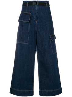 Kenzo широкие укороченные джинсы