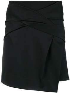 Helmut Lang юбка с драпировками