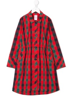 Familiar collared raincoat