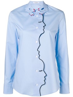Vivetta рубашка с вышитыми портретами