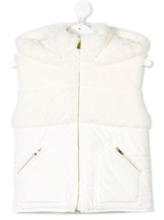 Lapin House faux fur hooded vest