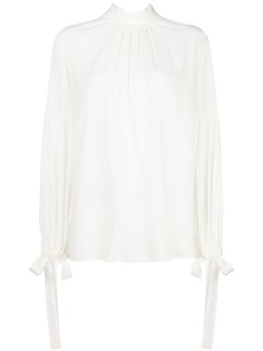 Prada плиссированная блузка