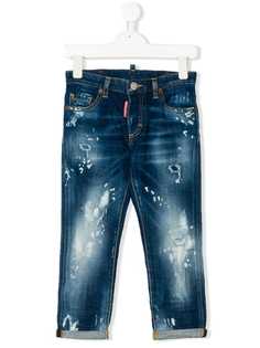 Dsquared2 Kids джинсы с эффектом разбрызганной краски