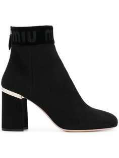 Miu Miu ботильоны с логотипом