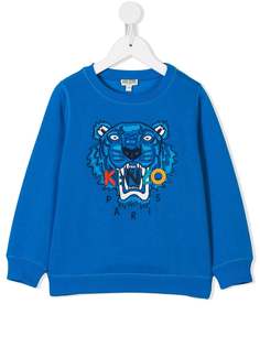 Kenzo Kids толстовка с заплаткой с тигром