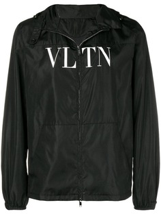 Valentino куртка с капюшоном и логотипом