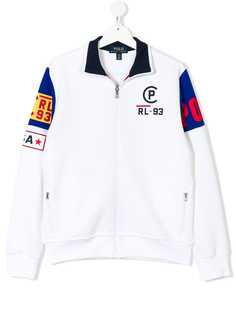 Ralph Lauren Kids толстовка с заплаткой с логотипом
