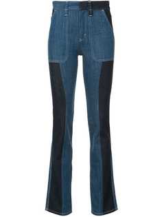 Chloé слегка расклешенные джинсы с панельным дизайном